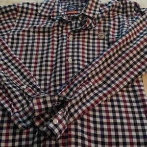 Let's Breve Men multicolored long sleeves shirt. Size Medium